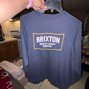 Brixton Navy Crewneck Sweater